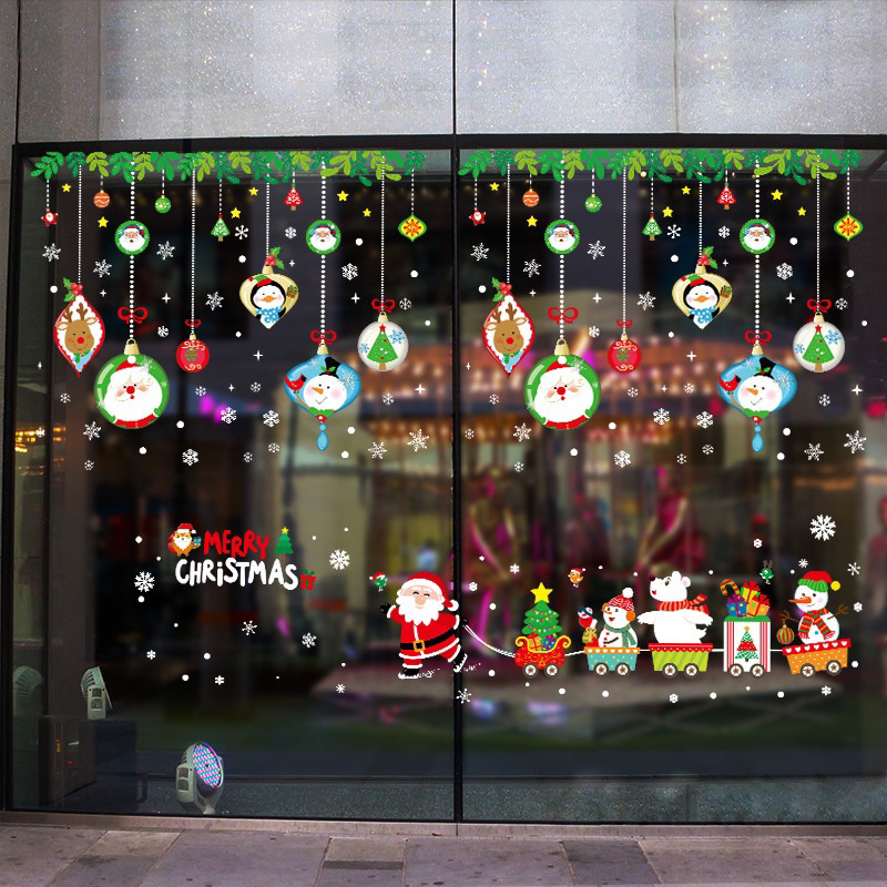 Tranh decal dán tường Noel