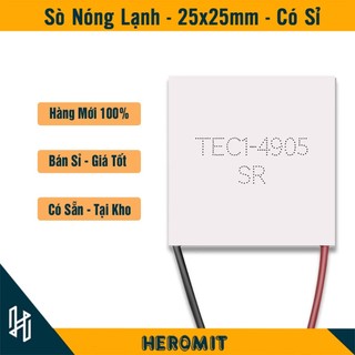 Sò nóng lạnh 25x25mm 16w tes1 4905 hiệu năng cao