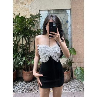 Đầm body bèo trắng