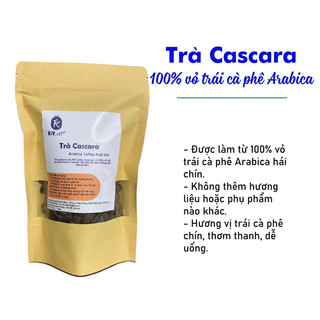 TRÀ CASCARA 100% TỪ VỎ TRÁI CÀ PHÊ ARABICA CẦU ĐẤT