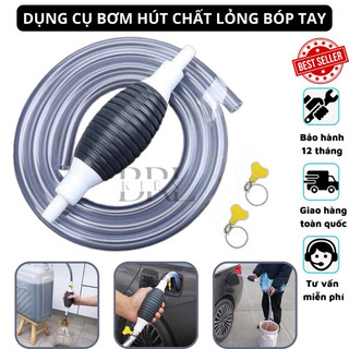 Dụng cụ hút chất lỏng, dụng cụ hút xăng dầu bóp tay, ống hút chất lỏng bóp tay, hút rượu, thay nước bể cá tiện lợi