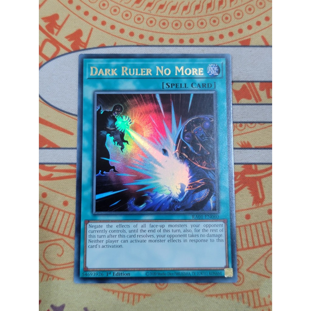 Thẻ Bài Yugioh! Dark Ruler No More - Ultra Rare 1st Edition