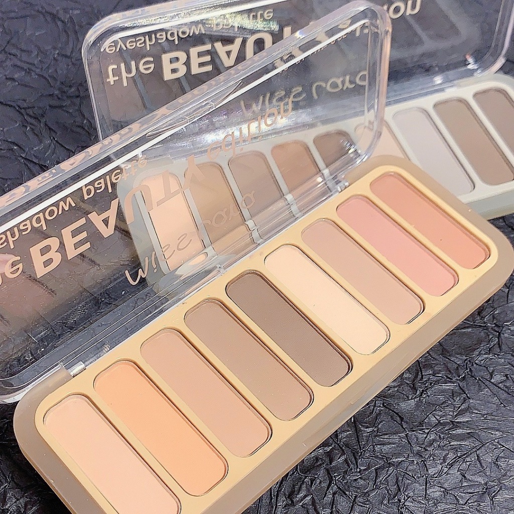 Phấn mắt Miss Lara, bảng mắt 9 ô nội địa trung trang điểm tông cam hồng makeup colourpop C50 - Sammi Beauty