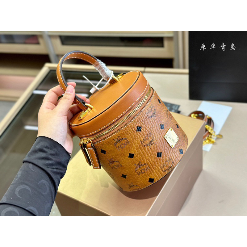 Túi Cylinder Visetos cao cấp full box logo khắc khoen và móc túi