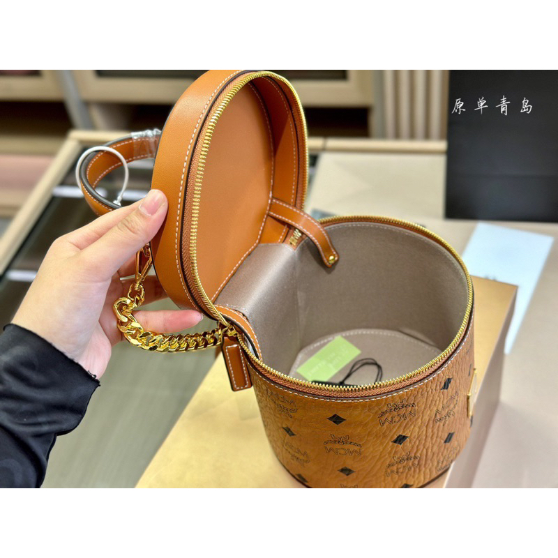 Túi Cylinder Visetos cao cấp full box logo khắc khoen và móc túi