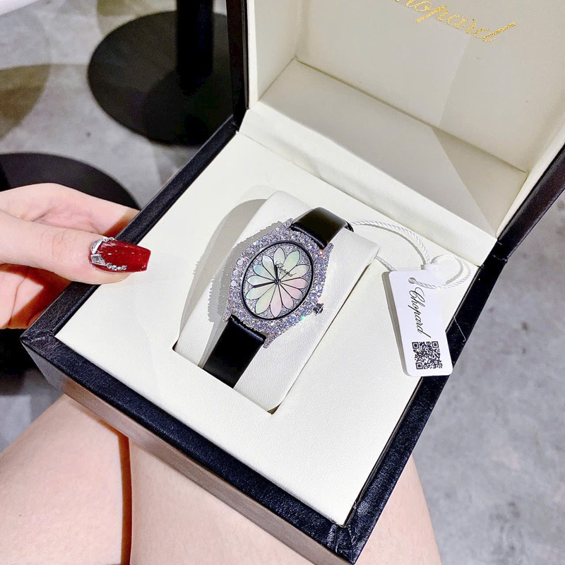 [yumiwatch] Đồng hồ nữ CPP dây da đính đá Mois Cao Cấp Fullbox