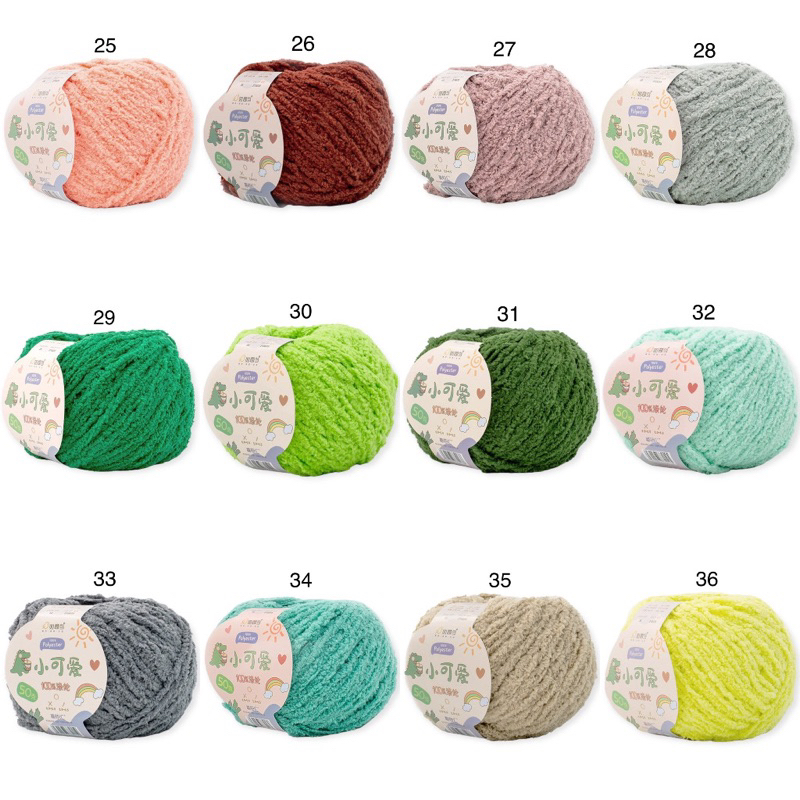 Len bông xù XIAOKE