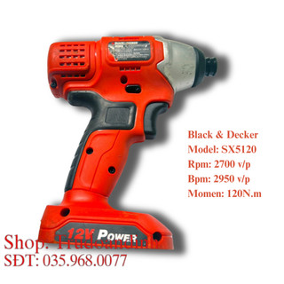 Máy bắn vít Black&Decker SX5120 - 12v