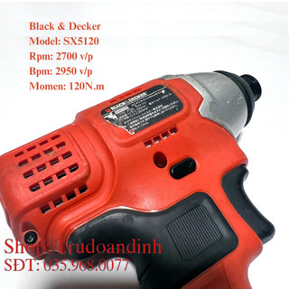 Máy bắn vít Black&Decker SX5120 - 12v