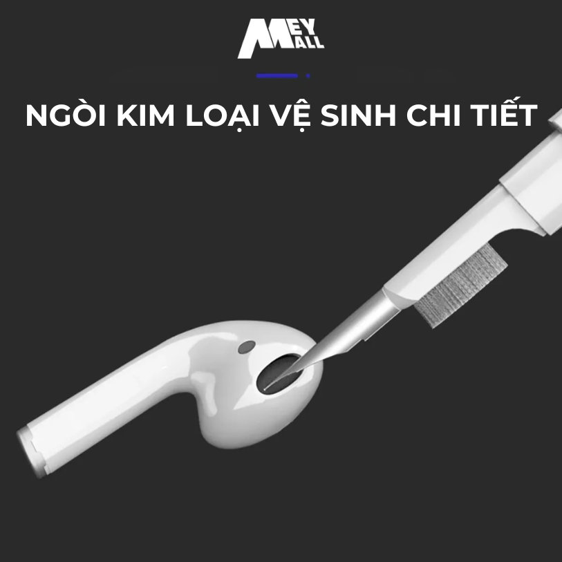 Bút vệ sinh tai nghe bluetooth AP, bút vệ sinh đa năng multi cleaning pen - MeyMall