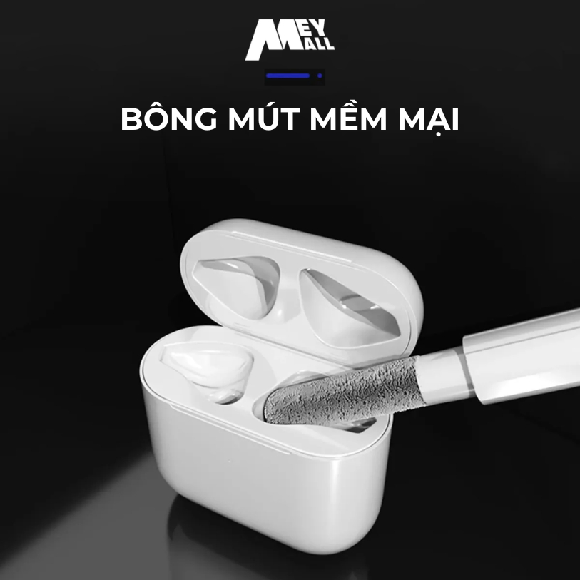 Bút vệ sinh tai nghe bluetooth AP, bút vệ sinh đa năng multi cleaning pen - MeyMall