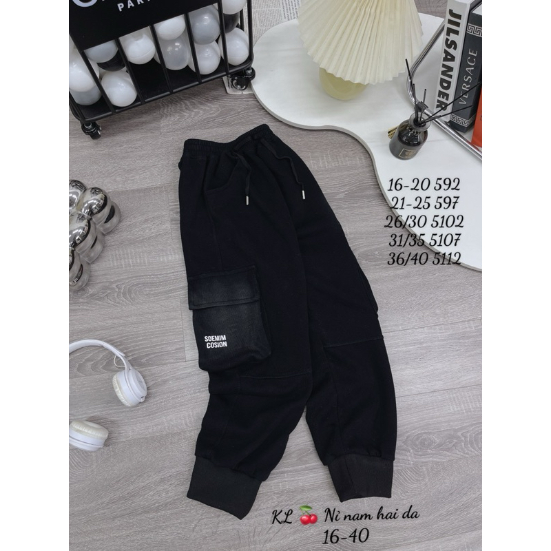 Quần Nỉ Loang túi hộp cao cấp size 15-50kg