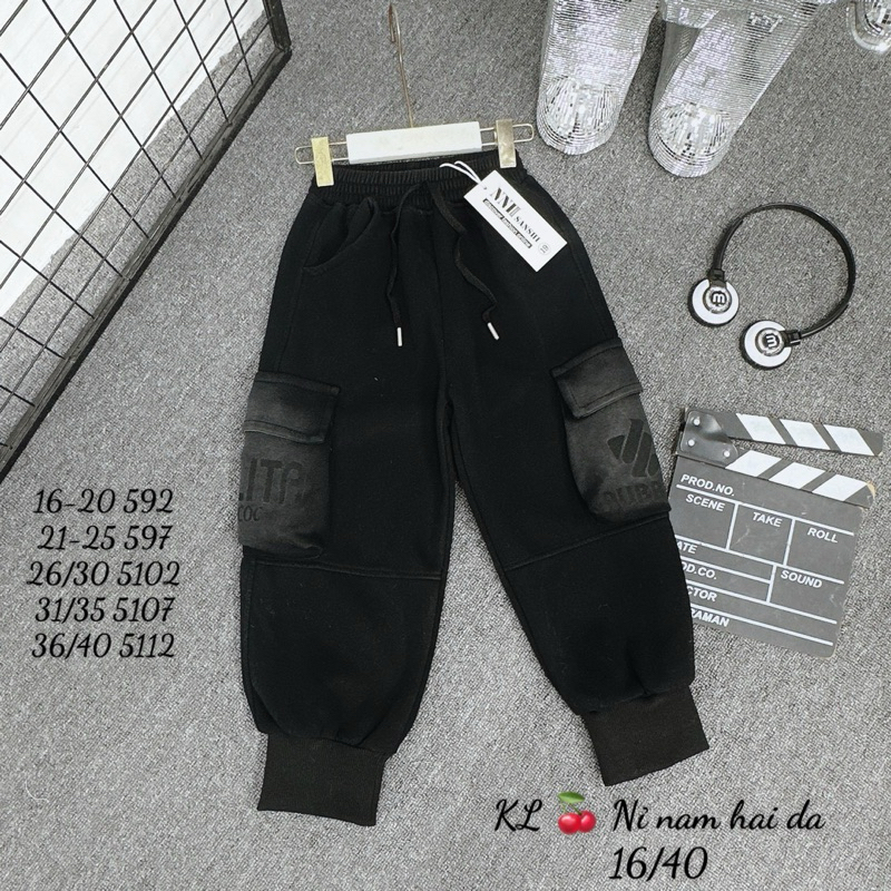 Quần Nỉ Loang túi hộp cao cấp size 15-50kg