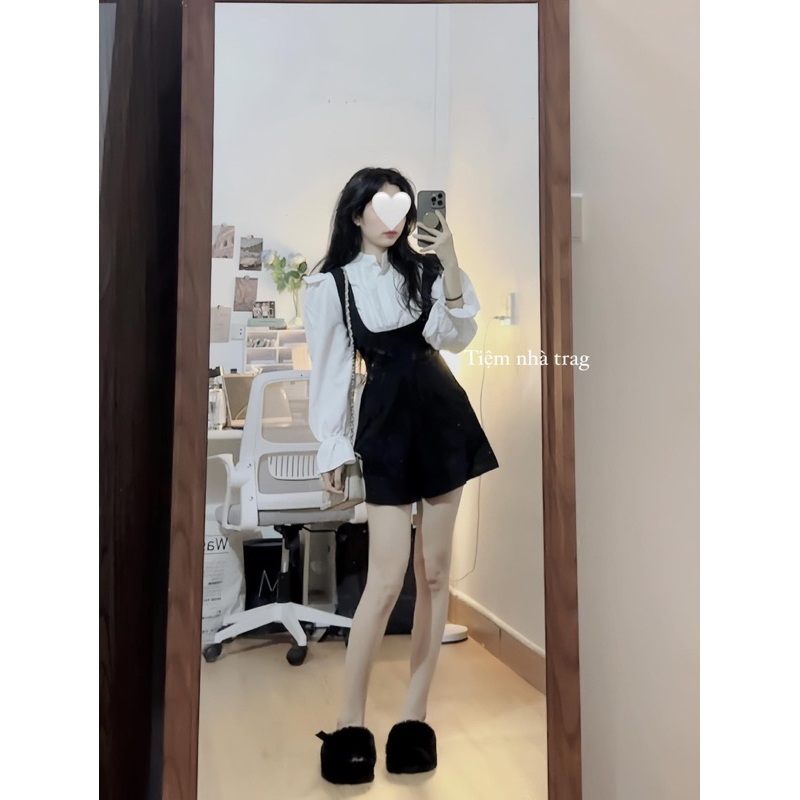 Set sơ ki kèm yếm quần