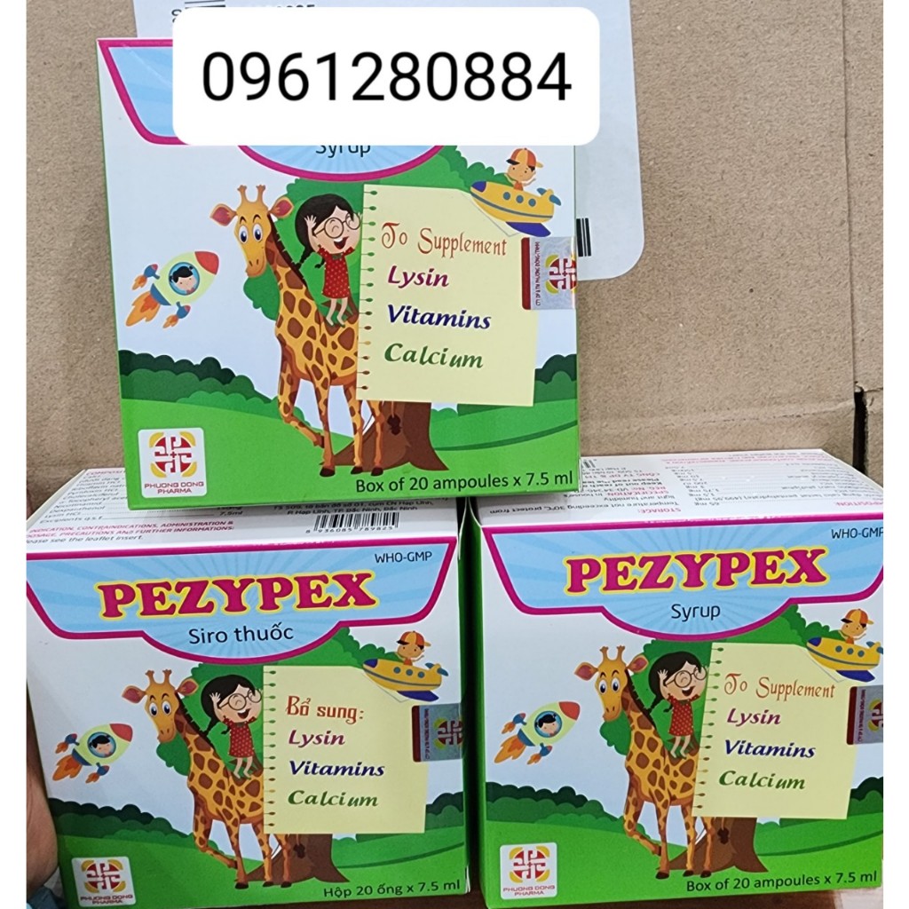 Bổ sung vitamin và khoáng chất dạng ống Pezypex