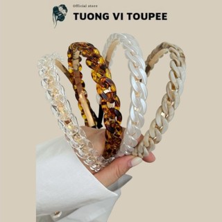 Băng đô, bờm tóc xích nhựa hot + thay thế cài tóc giả