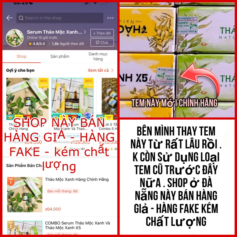 Serum thảo mộc xanh