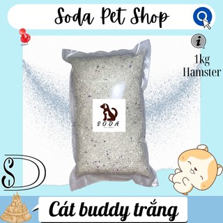 Cát Buddy Trắng 1kg Lót Chuồng Cho Hamster
