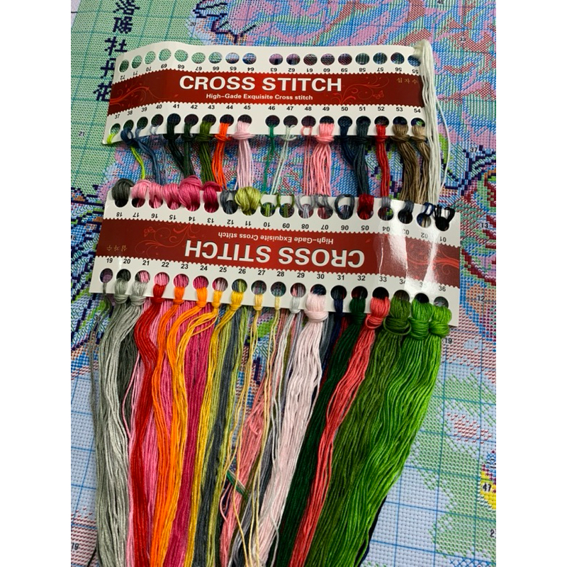 Tranh thêu 60*80CM 9CT VẢI KIM TUYẾN