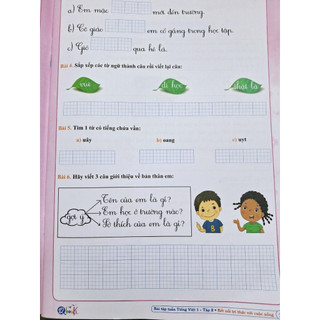 Sách- BÀI TẬP TUẦN TIẾNG VIỆT 1 (tập 2)