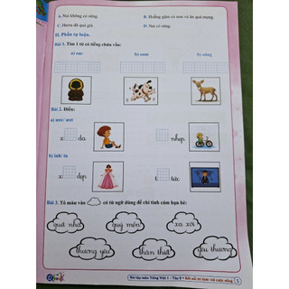 Sách- BÀI TẬP TUẦN TIẾNG VIỆT 1 (tập 2)