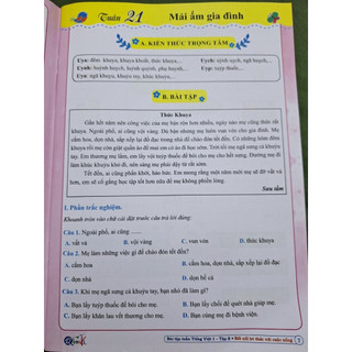 Sách- BÀI TẬP TUẦN TIẾNG VIỆT 1 (tập 2)