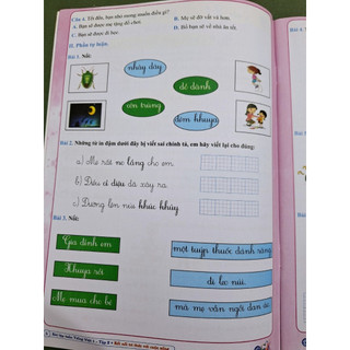 Sách- BÀI TẬP TUẦN TIẾNG VIỆT 1 (tập 2)