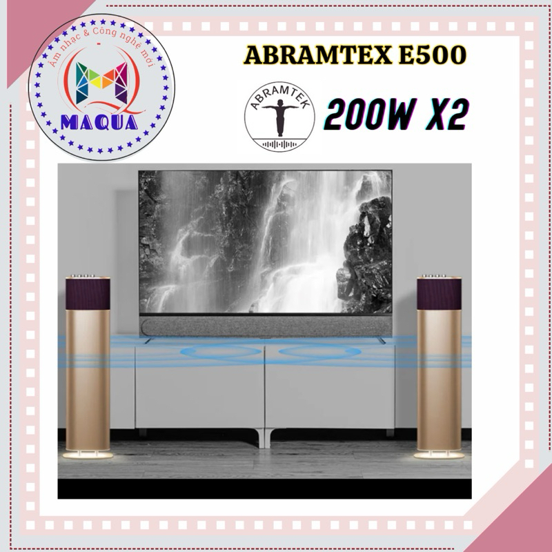 Abramtek E500 Đen | 360 – Bass sâu | Pin, Led, EQ