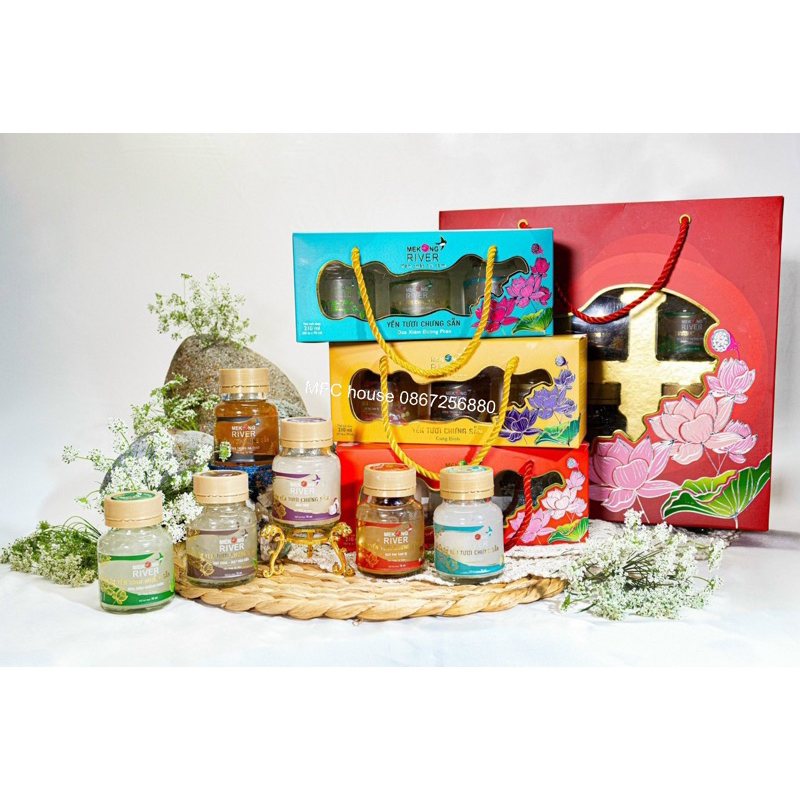 Set yến kids Me Kong River  Set Thượng Uyển - Set Cung Đình - Set dừa xiêm 3 hủ * 70ml MFC house