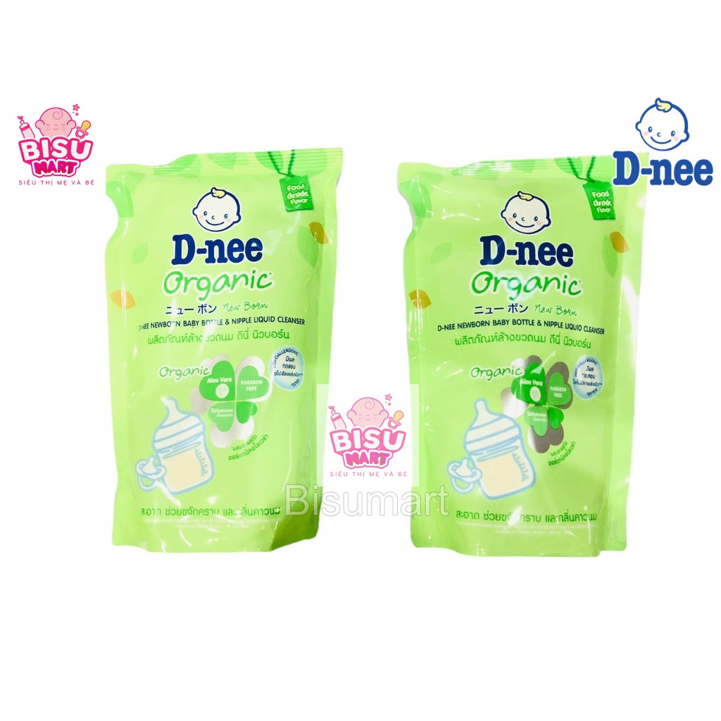 Nước rửa bình sữa, núm vú Dnee Organic TÚI 550ml