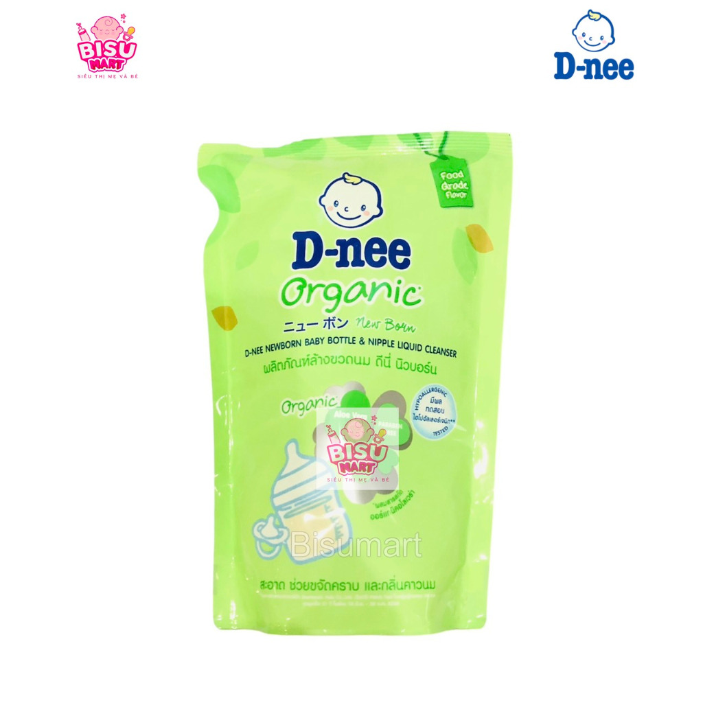 Nước rửa bình sữa, núm vú Dnee Organic TÚI 550ml