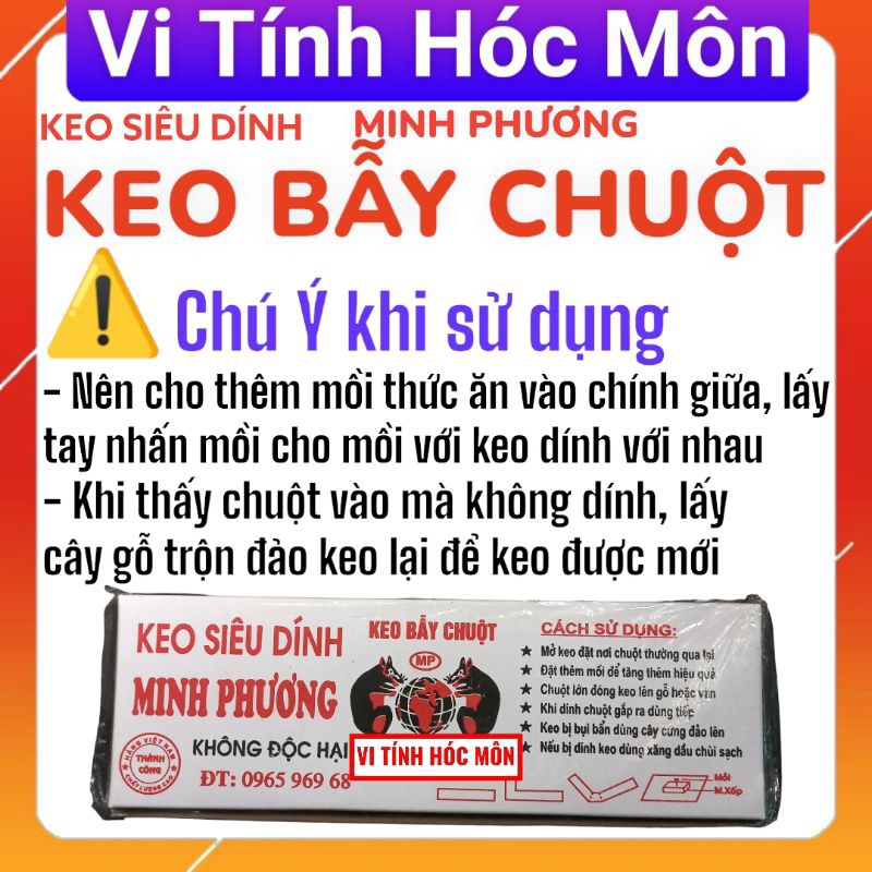 1 keo dính chuột minh phương, bẫy dính chuột