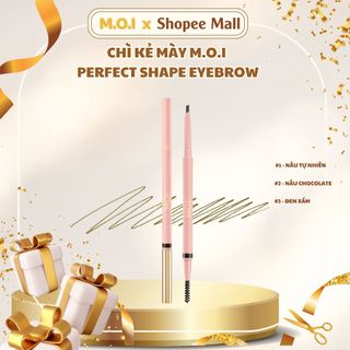 Chì kẻ mày perfect shape eyebrow m.o.i cosmetics - no.3 đen xám