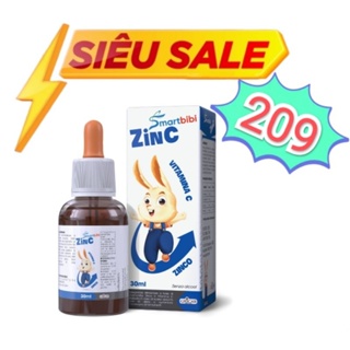 Smartbibi ZinC. Bổ sung Kẽm Tăng Đề Kháng, bé biếng ăn , tiêu hoá