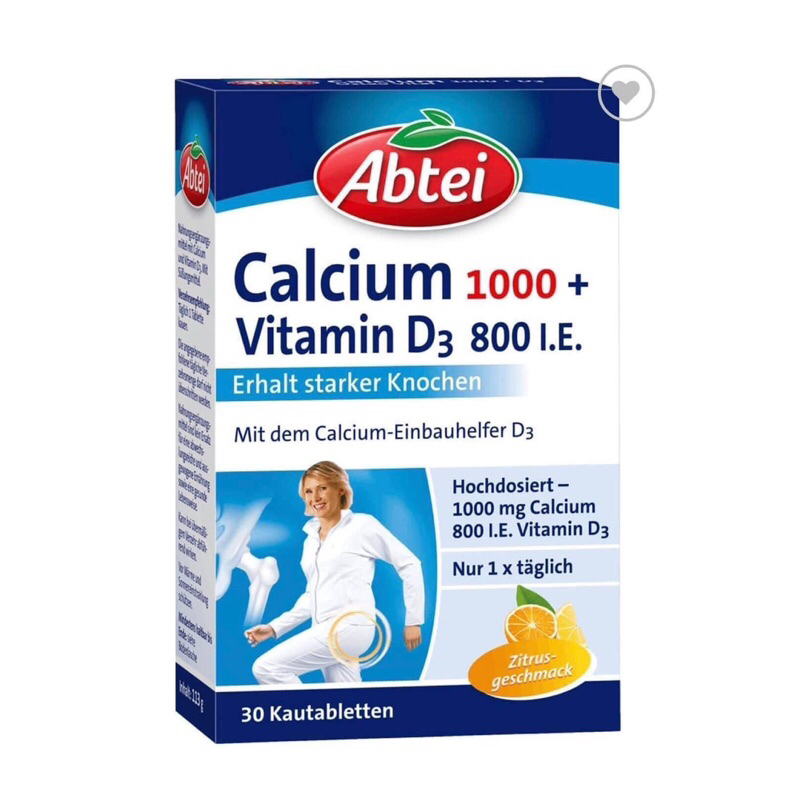 Bổ sung canxi và vitamin d3 Đức 30 viên