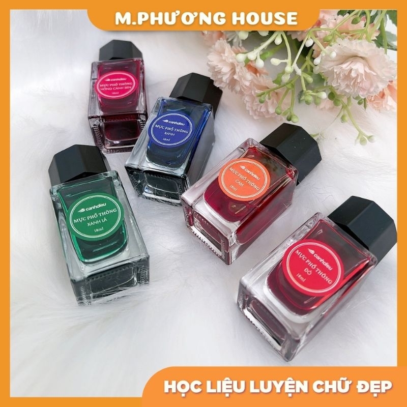 Mực Cánh Diều phổ thông 18ML VA 25ML - MỰC BÚT MÁY LUYÊN CHỮ ĐẸP
