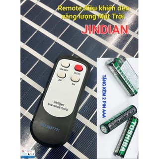 Remote điều khiển đèn năng lượng mặt trời jindian - shop thao dat + tặng 2 pin aaa