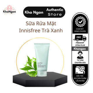 [Mẫu Mới 2022] Sữa rửa mặt chiết xuất trà xanh Innisfree