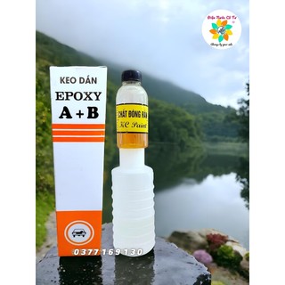 Keo dán tổng hợp Keo dán EPOXY A+B - keo AB dạng lỏng