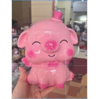 Heo đất/ Lợn đất ỐNG HEO TIẾT KIỆM Cánh tiên màu hồng