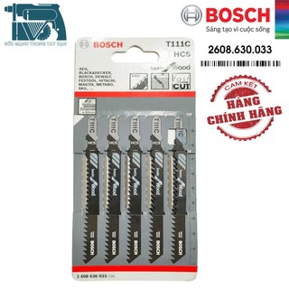 Lưỡi cưa lọng gỗ t111c bosch 2608630033 bộ 5 lưỡi chính hãng