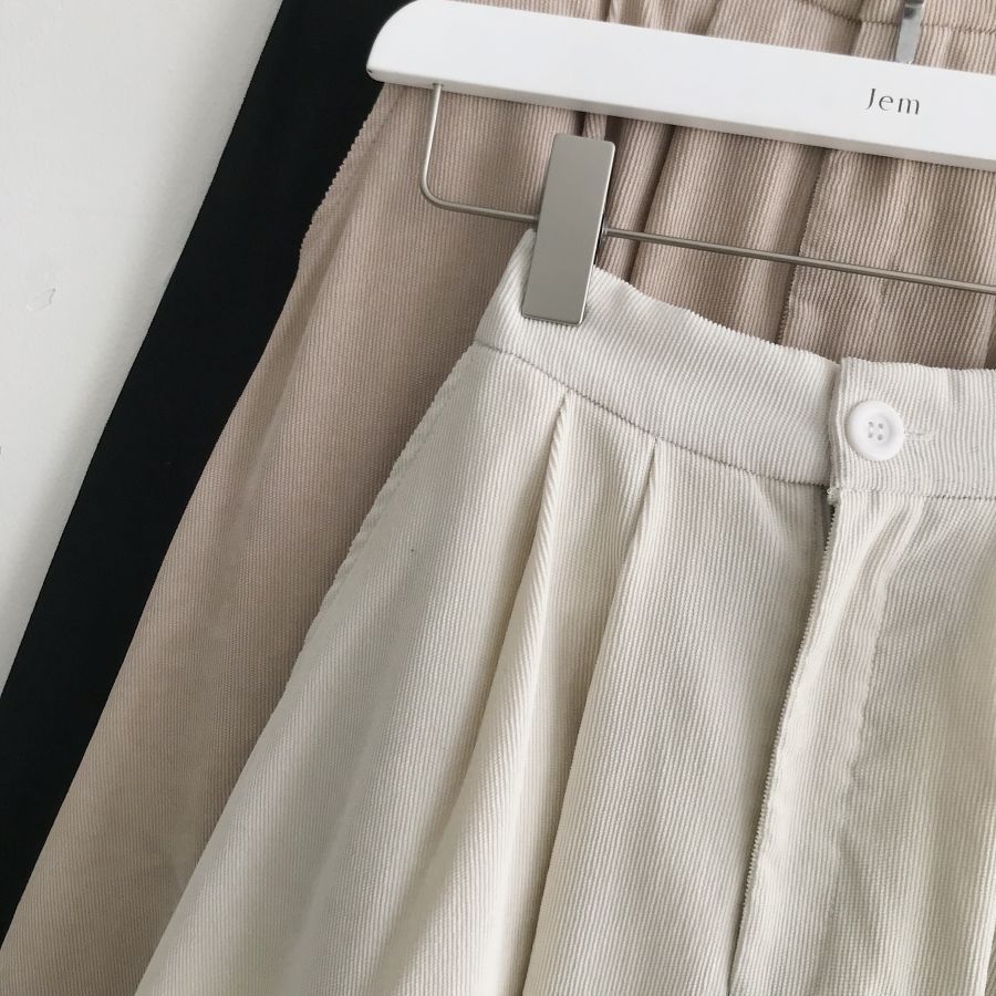 Chân váy nữ dài chất vải nhung gân ABEY 3438 - Jemcloset