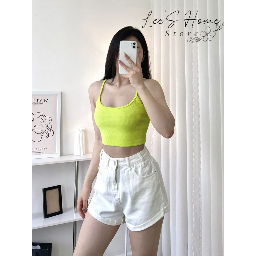 Áo Croptop 2 Dây Basic A008