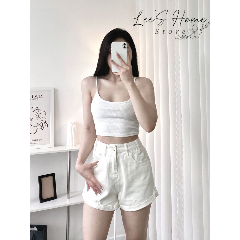 Áo Croptop 2 Dây Basic A008