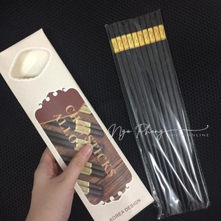 Đũa mạ vàng cao cấp không bị cong vênh khi xào nấu đầu đũa có chống trơn. Hàng cao cấp.
