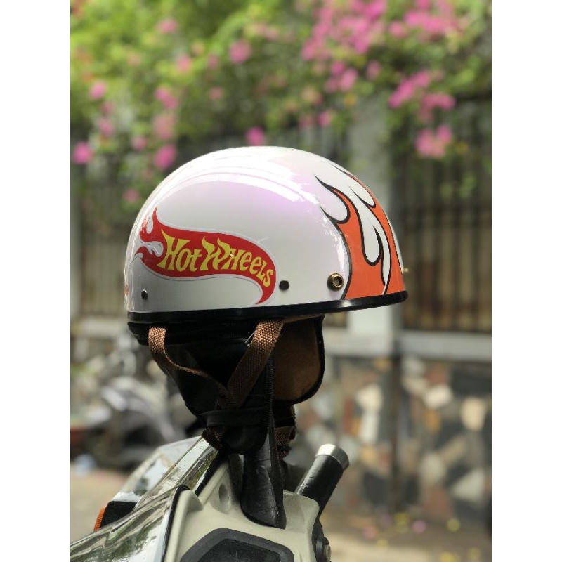 Nón nửa đầu Custom Tem Hotwheel