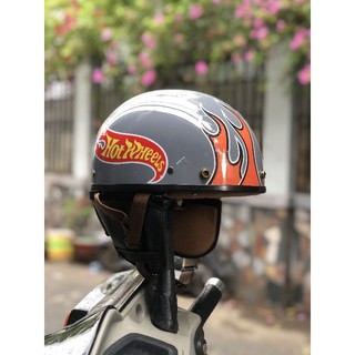 Nón nửa đầu Custom Tem Hotwheel
