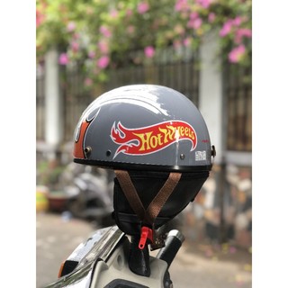 Nón nửa đầu Custom Tem Hotwheel