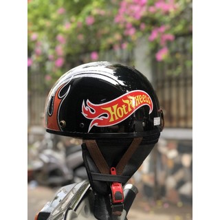 Nón nửa đầu Custom Tem Hotwheel