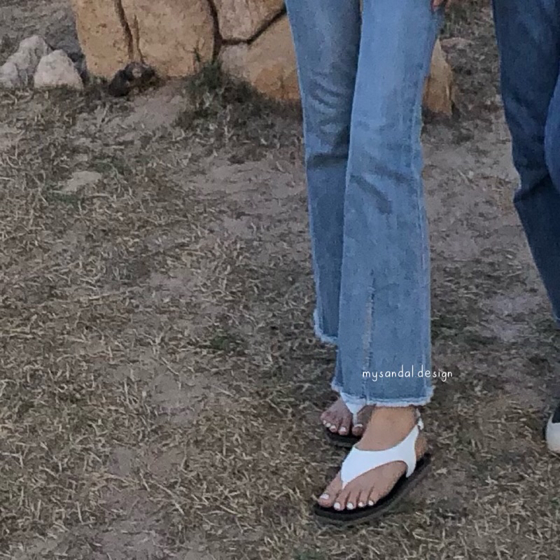 Giày sandals Hàn đế vuông
